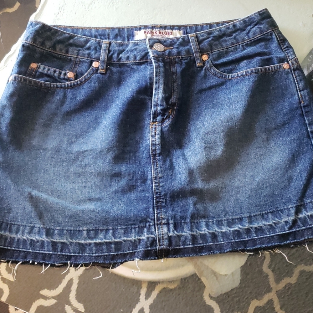 Paris Blue Jean skirt